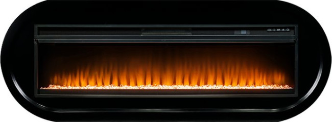 Каминокомплект Ellipse - Черный с очагом Vision 60 LED в Перми