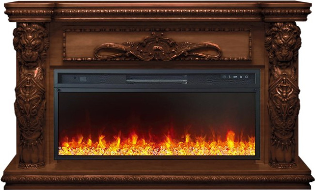 Каминокомплект Windsor 42 - Темный дуб с очагом Vision 42 LED в Перми