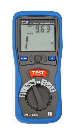 Измеритель сопротивления заземления CEM DT-5300B в Перми
