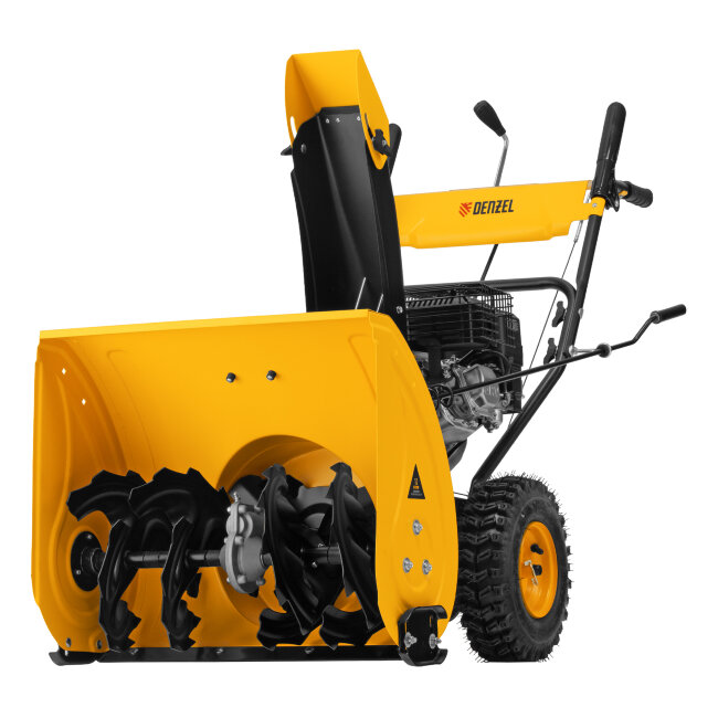 Бензиновая снегоуборочная машина SBM 610, 212 cc, ручной старт, фара Denzel в Перми