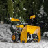 Бензиновая снегоуборочная машина SBM 610, 212 cc, ручной старт, фара Denzel в Перми