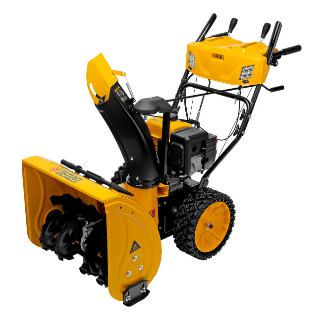 Бензиновая снегоуборочная машина SBM 610S PRO, 212 cc, электростартер, фара, обогрев Denzel в Перми