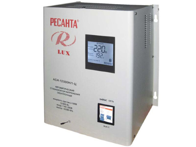 Стабилизатор напряжения серии LUX РЕСАНТА АСН-12000Н/1-Ц в Перми