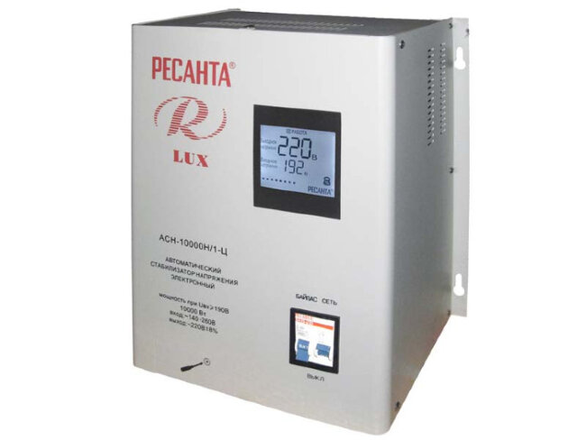 Стабилизатор напряжения серии LUX РЕСАНТА АСН-10000Н/1-Ц в Перми