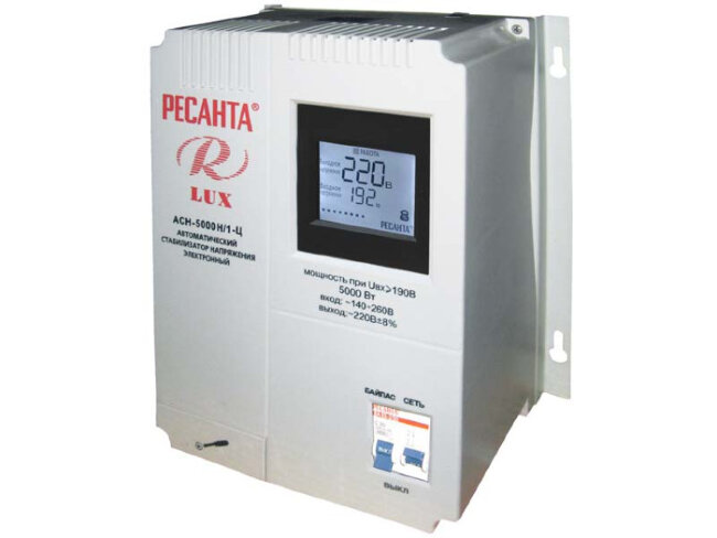 Стабилизатор напряжения серии LUX РЕСАНТА АСН-5000Н/1-Ц в Перми