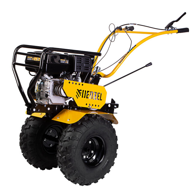 Мотоблок DPT-370-PRO, 7 л.с, ременное сцепление, ширина 90 см, глубина 35 см, фрез 3 х 4, ШОМ, передачи 4В/2Н Denzel в Перми