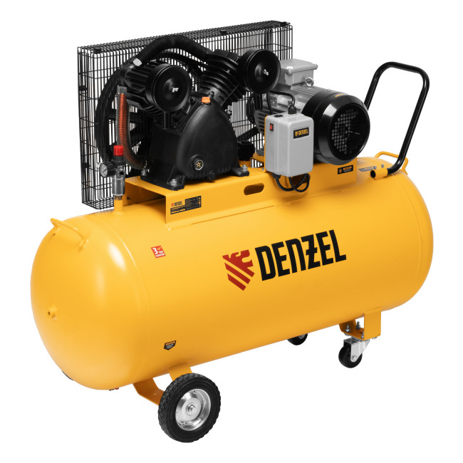 Компрессор воздушный рем. привод BCV 5500-T/270, 5,5 кВт, 270 литров, 850 л/мин Denzel в Перми