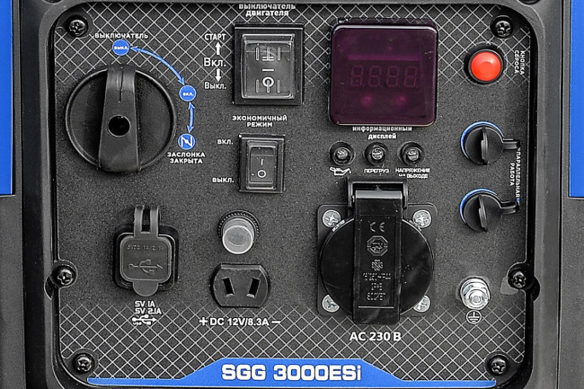 Бензогенератор инверторный SGG 3000ESi (Запуск с кнопки) в Перми