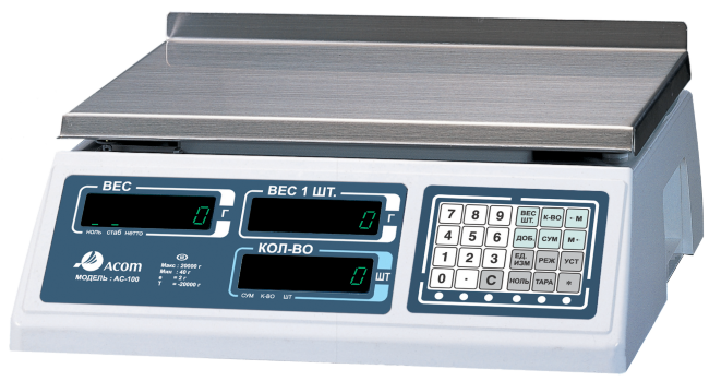 Весы Acom AC-100-10 RS232C в Перми