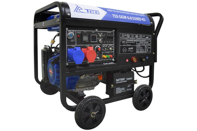 Инверторный бензиновый сварочный генератор TSS GGW 6.0/250ED-R3 в Перми