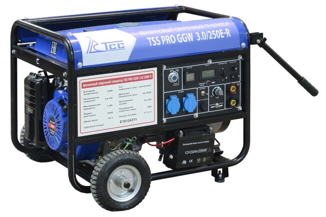Бензиновый сварочный генератор TSS PRO GGW 3.0/250E-R в Перми