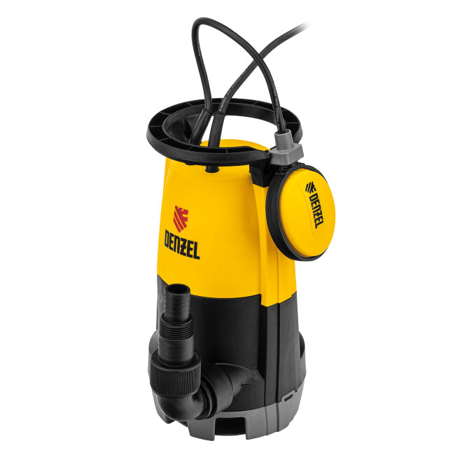 Дренажный насос для чистой и грязной воды DP450S, 450 Вт, напор 6 м, 12000 л/ч Denzel в Перми