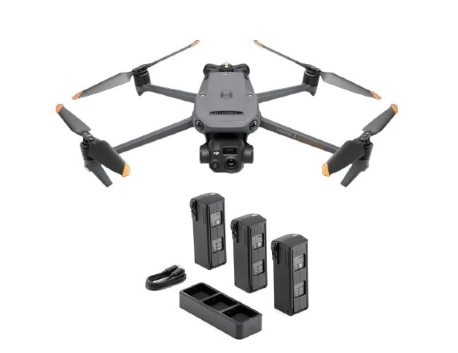 Квадрокоптер DJI Mavic 3 Thermal (Universal Edition) + Комплект аккумуляторов DJI Mavic 3 Enterprise Series Battery Kit в Перми