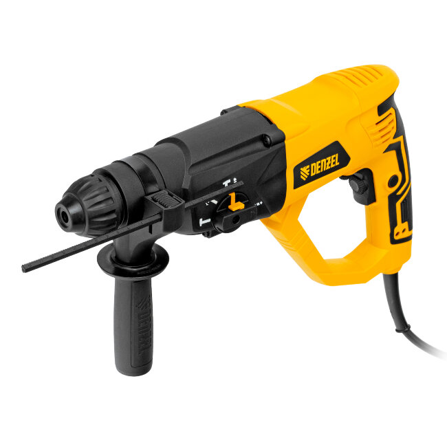 Перфоратор электрический RH-1050-26, SDS-plus, 1050 Вт, 3.2 Дж, 3 плюс 1 режим Denzel в Перми