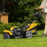 Бензиновая газонокосилка GLT-460SP-T, Trike 149 см3, 46 см, привод, панель, 60л Denzel  в Перми