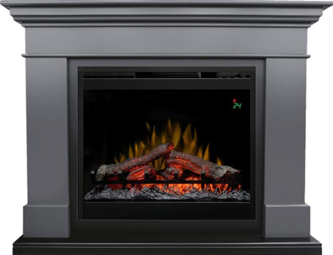 Каминокомплект California Graphite Gray - Серый графит с очагом Symphony 26'' DF2624L-INT в Перми