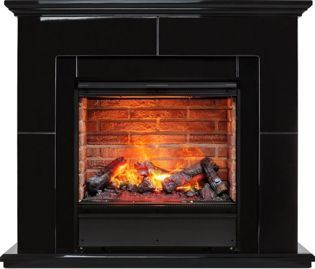 Каминокомплект Suite Black - Черный лак с очагом Engine 56-600 BB в Перми