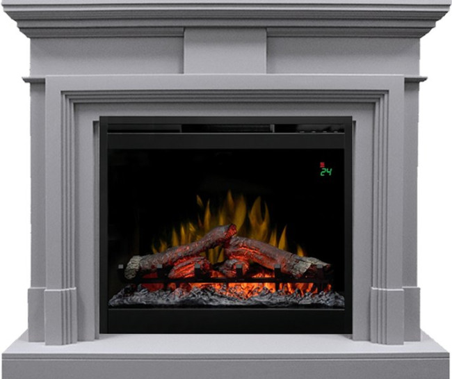 Каминокомплект Coventry Gray - Серый с очагом Symphony 26'' DF2624L-INT в Перми