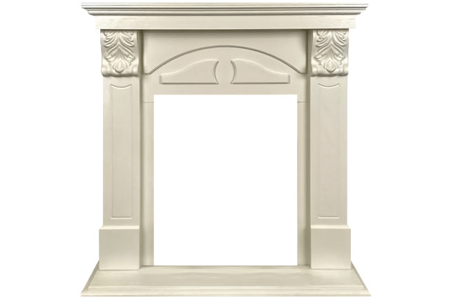 Портал Royal Flame Dublin (деревянный) RUSTIC (Разборный) - Слоновая кость в Перми