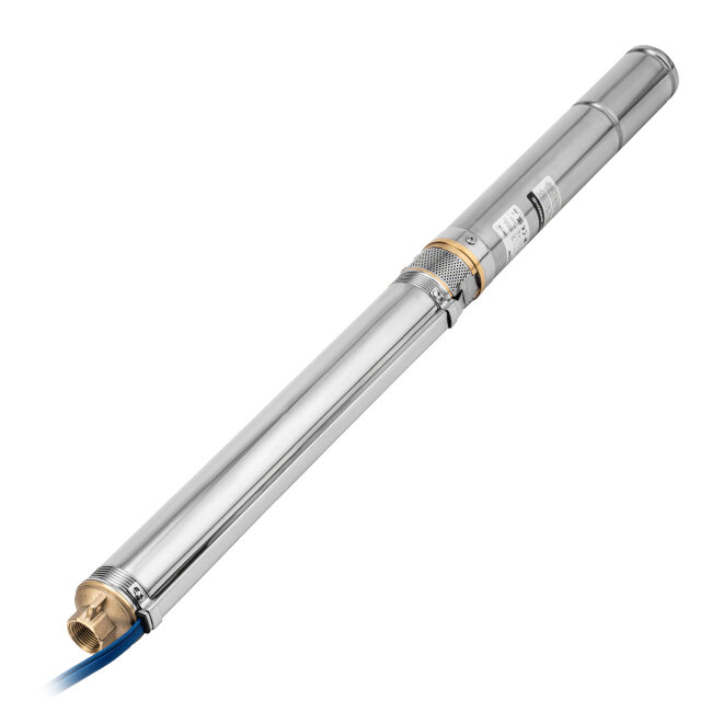 Скважинный насос DWC-3-60, центробежный, диаметр 3", 800 Вт, 3300 л/ч, напор 60 м Denzel в Перми