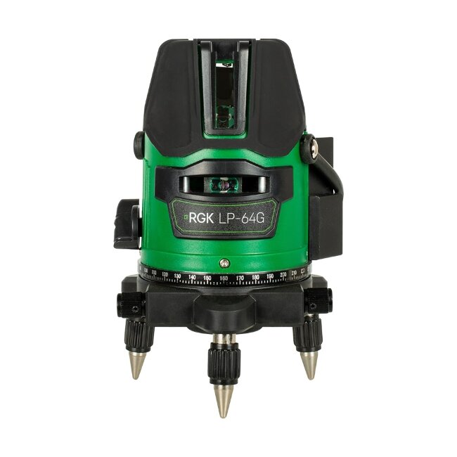 Комплект: лазерный уровень RGK LP-64G + штатив RGK LET-170 в Перми