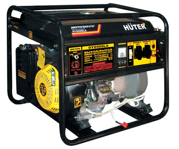 Портативный бензогенератор HUTER DY6500LX в Перми