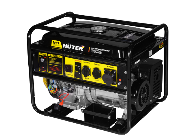 Портативный бензогенератор HUTER DY8000LX в Перми
