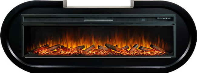 Каминокомплект Soho - Черный с очагом Vision 60 LOG LED в Перми