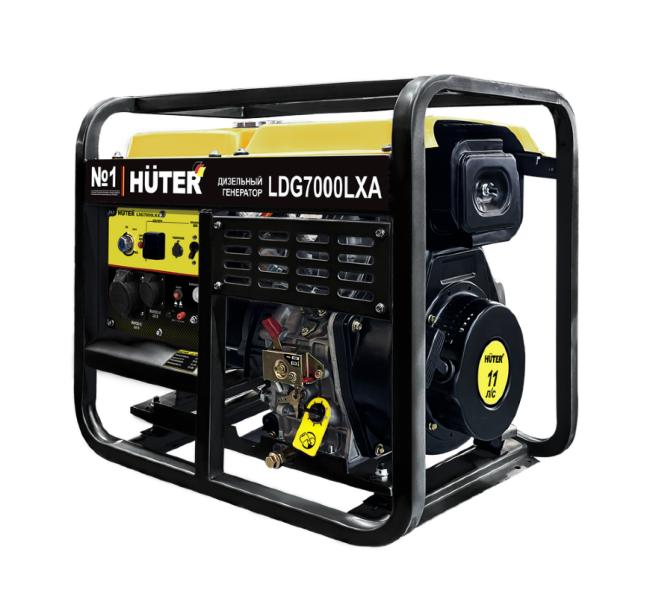 Электрогенератор дизельный LDG 7000LXА Huter в Перми
