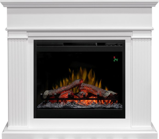 Каминокомплект Adagio - Белый с очагом Symphony 26'' DF2624L-INT в Перми