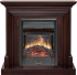 Каминокомплект Bradford - Темный дуб с очагом Majestic FX Black в Перми