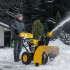 Бензиновая снегоуборочная машина SBL 711D PRO, 302cc, эл.старт, фара, обогрев, блок. дифф. Denzel в Перми