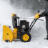 Бензиновая снегоуборочная машина SBL 711D PRO, 302cc, эл.старт, фара, обогрев, блок. дифф. Denzel в Перми