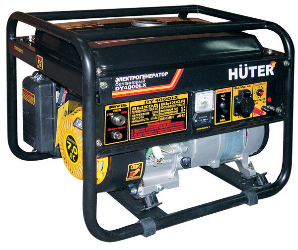 Портативный бензогенератор HUTER DY4000LX в Перми