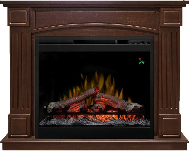 Каминокомплект Boston - Темный дуб с очагом Symphony 26'' DF2624L-INT в Перми
