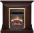 Каминокомплект Bradford - Темный дуб с очагом Majestic FX M Brass в Перми