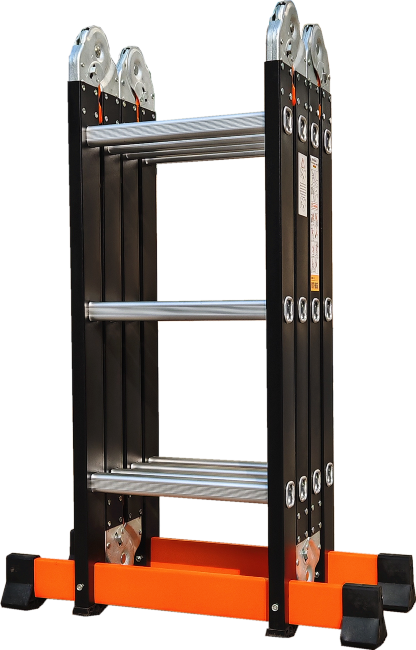 Лестница трансформер стальная, алюминиевые ступени 4x5 ТАЛМЕТ/TALMET TM-505С в Перми