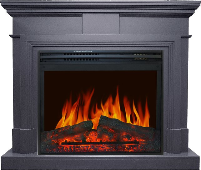 Каминокомплект Coventry Graphite Grey - Серый графит с очагом Jupiter FX New в Перми