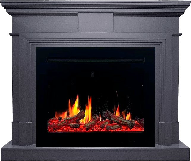 Каминокомплект Coventry Graphite Grey - Серый графит с очагом 5D V-ART 25 в Перми