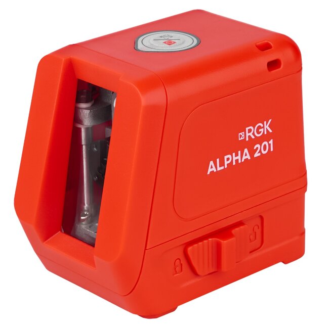 Лазерный уровень RGK ALPHA 201 с калибровкой с красным лучом в Перми
